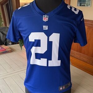 Nike Blue and White Women's Jersey